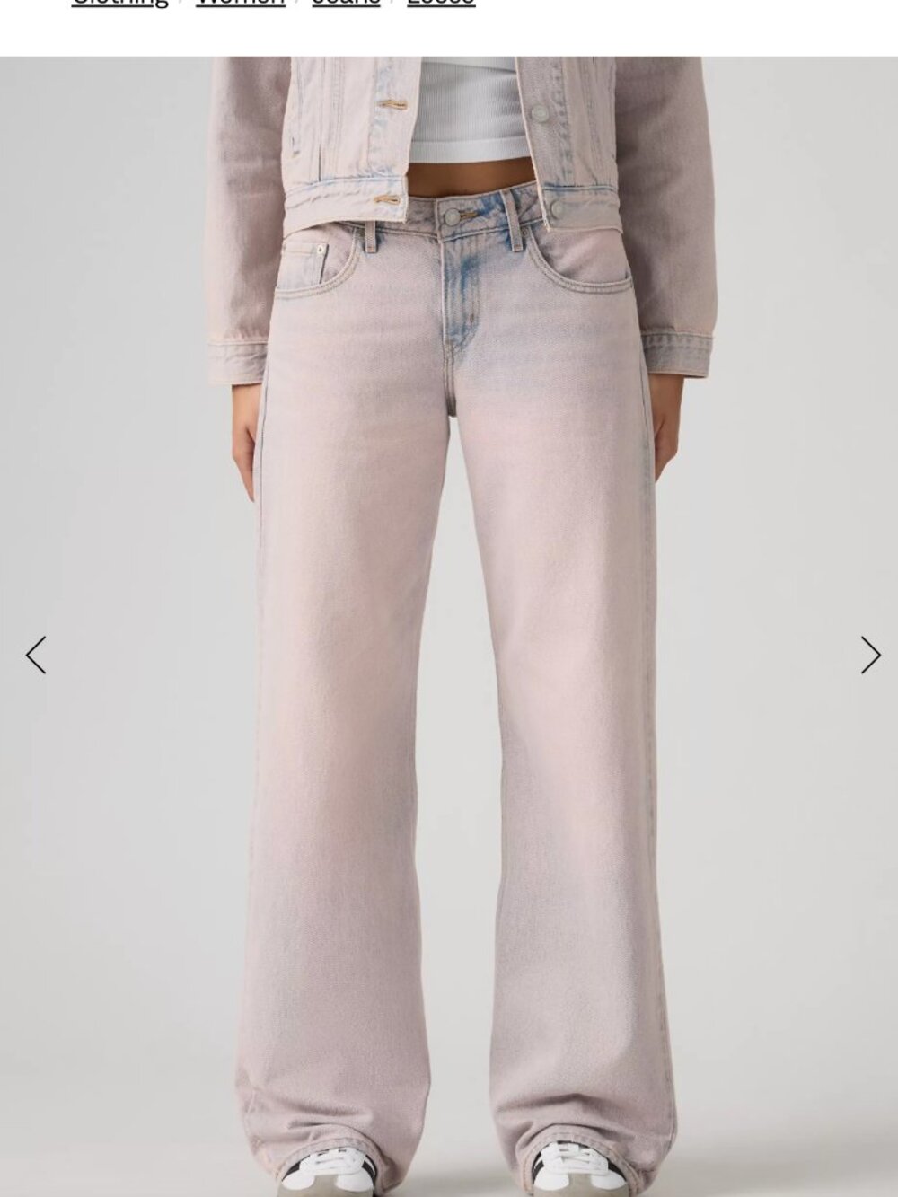 Levi's Low Loose 29 NWT